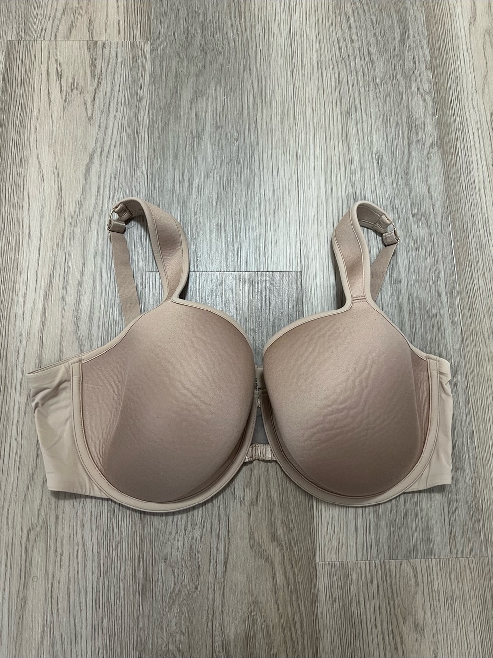 ThirdLove 24/7 Perfect Coverage Bra 42E Taupe Nude Full Coverage Underwire